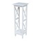 International Concepts Rectangle 36 in X-Sided Plant Stand Snow, 12 W, 12 L, 36 in H, Wood, White OT08-3069X - alternate 1